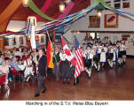 Marching in ("Aufmarsch") of the S.T.V. Weiss-Blau Bayern