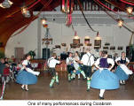 One of many performances during Carabram (German Canadian Club Hansa)