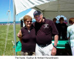 The hosts: Gudrun & Herbert Konzelmann  (Konzelmann Estate Winery)