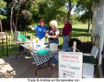 Trudy & Andrea on the pancake run