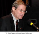 Dr. Klaus Rupprecht, Consul General of Germany