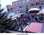 A busy Christkindl Market