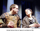 Michael Spencer-Davis as Tegeus & Liza Balkan as Doto   [photo: Touchmark Theatre]