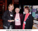 Sybille with Christine Meyer and guest Sabine Schrot