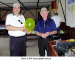 David & Bill blowing up balloons