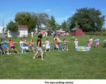 The rope pulling contest