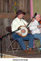 Danny on the banjo