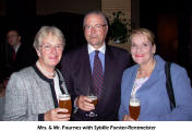 Mrs. & Mr. Fournes with Sybille Forster-Rentmeister