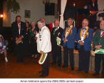 Armin Hellmann opens the 2004/2005 carnival season