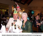 Armin & Marianne Hellmann and dethroned Richard I in background  [photo: Herwig Wandschneider]