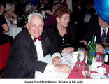 Hansa President Reiner Walter & his wife