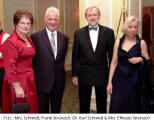 f.l.t.r.: Mrs. Schmidt, Frank Stronach, Dr. Karl Schmidt & Mrs. Elfriede Stronach