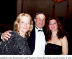 Sybille Forster-Rentmeister with Austrian Airline Executive Joseph Suidan & wife