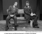 C. David Johnso and Richard Quesnel in "A Walk in the Woods"   [photo: Tom Vogel, courtesy of Theatre & Company]