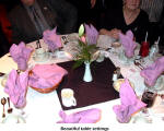 Beautiful table settings