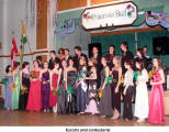 Contestants and escorts