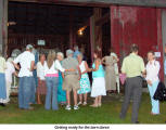 Getting ready for the barn dance