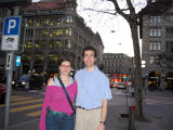 Elizabeth and brother Frederick hanging out downtown Zrich