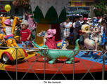 On the carousel