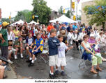 Audience at the youth stage