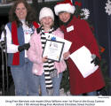 Drug-Free Marshals role model Olivia Wilkens won 1st Prize in the Essay Contest at the 17th Annual Drug-Free Marshals Christmas Street Festival  (photo per email)