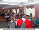 Singing Christmas songs at the Historical Society of Mecklemburg Upper Canada