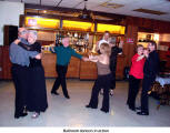 Ballroom dancers in action