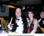 David Simon bewitched by Witchy the Witch Tammi deLima  [photo: Club Loreley]