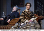 Michael Ball as Doctor Sloper and Tara Rosling as Catherine Sloper in The Heiress   [photo: David Cooper]