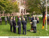 German Pioneers Day ceremony at Queen's Park, Ontario