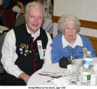 Andy Mora and his mother, age 102