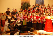 View at the mass choir