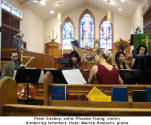 Peter Cosbey, cello; Phoebe Tsang, violin; Kimberley Schemeit, flute; Mariko Kamachi, piano