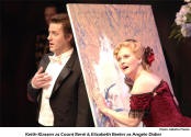 Keith Klassen as Count Ren & Elizabeth Beeler as Angele Didier   [Photo: Gilberto Prioste]