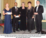 Ms. Christine Meyer; Mr. Austin Marcus, representing Austrian Airlines; Mrs. Nast, winner of the tickets; Mrs. Maria Schmidt; Mr. Christopher Dymand, lawyer