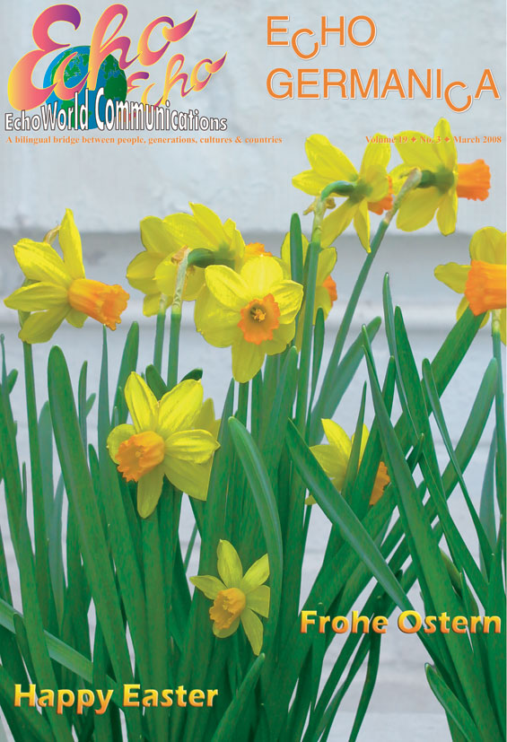 March 2008 (Easter) issue Frontpage of Echo Germanica