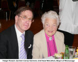 Holger Raasch, German Consul General; and Hazel McCallion, Mayor of Mississauga