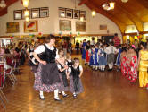 Marching into the hall