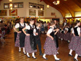 Marching into the hall