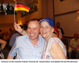 Director of the Goethe Institut Toronto Dr. Arpad Slter and Sybille Forster-Rentmeister