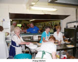 A busy kitchen