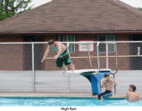 At the swimming pool