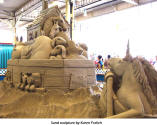 Sand sculpture by Karen Fralich