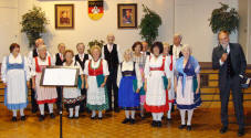 The Edelweiss Choir with Manfred Petz directing