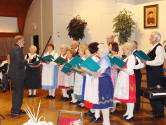 The Edelweiss Choir with Manfred Petz directing