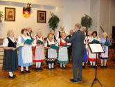 The Edelweiss Choir with Manfred Petz directing