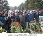 Volkstrauertag 2008 in Kitchener, Ontario  [photo: Herwig Wandschneider]