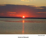 Sunset at Rimouski   [photo: Bob Sandbo]