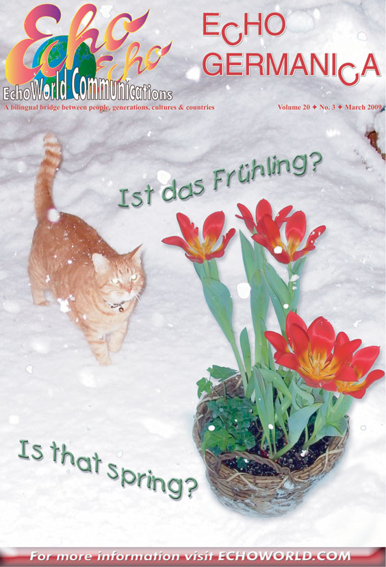 March 2009 front page of Echo Germanica