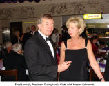 Fred Lowrick, President Transylvania Club, with Helene Schramek, President Remembrance Society